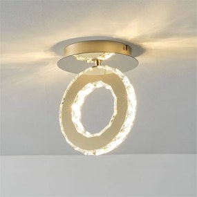ZUMA LINE MX3713-1-3GT GIRONA Kristály Mennyezeti Lámpa Arany LED IP20