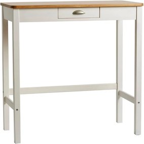 Caya fehér bárasztal 2 db székkel, tömör borovi fenyőből - Marckeric