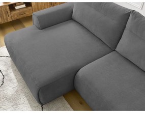 Szürke sarokkanapé Aden – Bobochic Paris