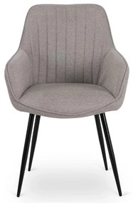 Szövet Étkezőszék Szürke Színben. MALAGA