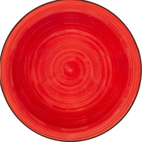 Lamart LT9095 kerámia mély tányér Happy, átmérő21,5 cm, piros