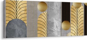 Kép - Arany díszek (120x50 cm)