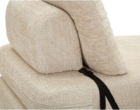 Fehér kinyitható buklé fotel Faster – Mauro Ferretti