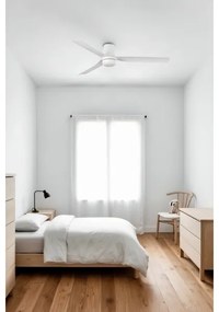 FARO 33832WT-1TW- LED Dimmelhető ventilátor MINI PUNT TUB S 10W/230V fehér átm. 90 cm WT + távirányító