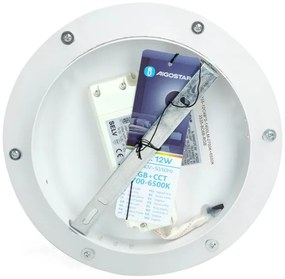 Aigostar - LED RGBW Dimmelhető fali világítás MESH Smart LED/12W/230V + távirányító fehér