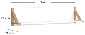 Polc 95 cm Berry (fehér). 1052768