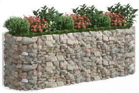 horganyzott vas gabion magaságyás 300x100x100 cm