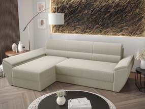 Sarok ülőgarnitúra Radiant L3 (tejszín) (B). 1062241