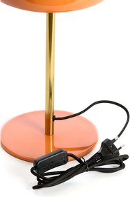 Narancssárga asztali lámpa fém búrával (magasság 40 cm) Surin – Light &amp; Living