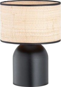 Emibig modern asztali lámpa aspen bézs fekete emi1324/ln1