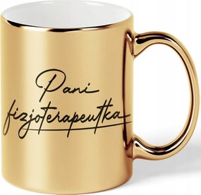 Arany Csillogó Bögre Ajándék Gyógytornász Hölgynek Karácsonyra Születésnapra