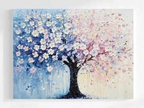 Vászonkép Canvas Természet Kert Fa Virágok Tavasz 80x60