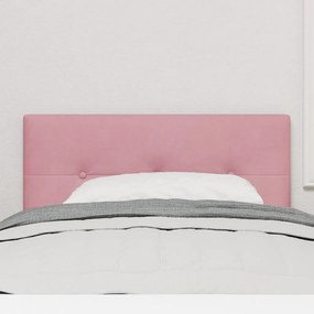 LED Fejtámla Gombos Pink 80 cm Bársony