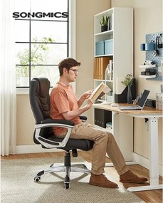 Songmics Ergonomikus irodai szék, állítható magasságú forgószék