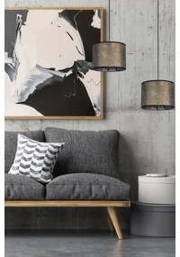 Csillár zsinóron REZO 3xE27/60W/230V arany/türkiz