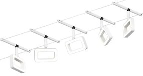 Paulmann 94483 - SZETT 5xLED/4,8W Komplett kábelrendszer FRAME 230V fehér