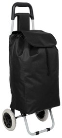 tectake 401270 kerekes bevásárló táska - fekete