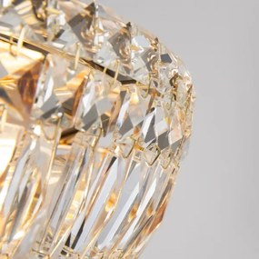 Maytoni DIA100-CL-12-G - Mennyezeti lámpa BASFOR 12xE14/60W/230V arany