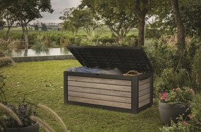Keter Deco 630 l kerti tárolódoboz, világosbarna