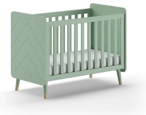 Petróleumkék borovi fenyő babaágy 60x120 cm BILLY – Vipack