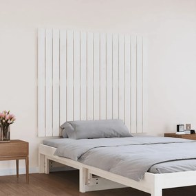 fehér tömör fenyőfa fali fejtámla 108x3x90 cm