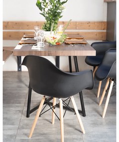 AKCIÓ Fekete étkezőszék LIZBONA II. osztály