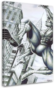 Gario Vászonkép Pókember az épületeken - Saqman Méret: 40 x 60 cm