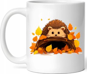 Látványos Bögre Édes Sündisznó Őszi Hangulat Kerámia Doboz 330ml