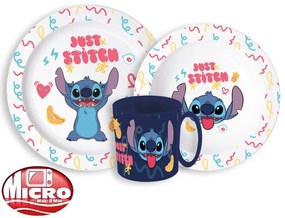 Disney Lilo és Stitch micro étkészlet szett 265ml bögrével (Palms)