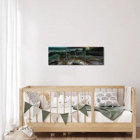 Kép - Éjszakai jelenet (órával) (90x30 cm)