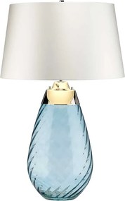 Elstead Lighting LENA LARGE LENA-TL-L-BLUE-OWSS Asztali lámpa 1X7W/GU10+1x60W/E27