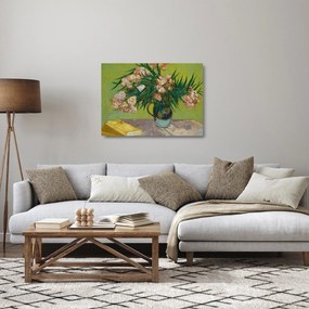 Üveg kép - Vincent van Gogh, Oleanders, reprodukciók (70x50 cm)