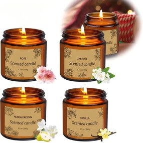 Illatgyertya Illat Üvegtégelyben Nagy