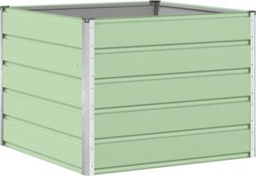 vidaXL Növénytartó Pasztell Zöld 100 x 100 x 75 cm Acél