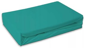 Zöld Turquoise Green frottír gumis lepedő 180x200 cm