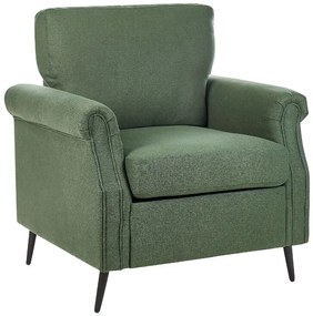 Zöld kárpitozott fotel VIETAS Beliani