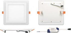 Ecolite DUO-S12W - LED Beápíthető lámpa DUO LED/12W/230V + LED/4W