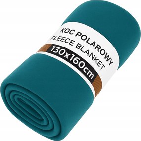 Polár Takaró 130x160 Puha Meleg Pléd Kerti Ágytakaró Tengerkék