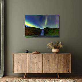 Kép - Aurora Borealis Izlandon (90x60 cm)