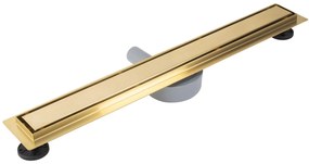 Rea Neox Pro, 100 cm-es vízelvezető csatorna 360 fokban forgó szifonnal, arany matt, REA-G2850