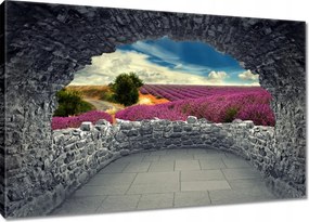 Vászonkép 120x80 Levendulamező