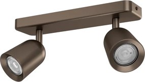 Eglo 901949 - CAMALDOLI spotlámpa 2xGU10/10W/230V bronz színű