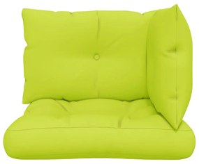 3 db élénkzöld szövet raklappárna