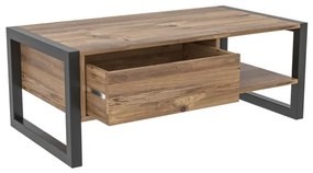 HALDIZEN konferenční stolek 55x105 cm černá/hnědá