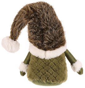 Karácsonyi dekoráció Tündér  álló, magasság 30 cm, zöld/fehér, 30 cm