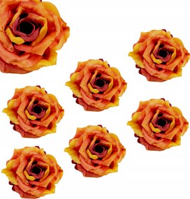 Rózsa Mesterséges Fej Mesterséges Termék Mint Élő VIP6438-AN132 6 db