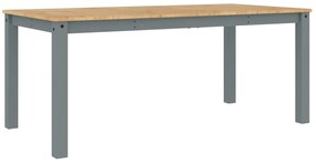 Panama szürke tömör fenyőfa ebédlőasztal 180 x 90 x 75 cm