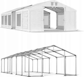 Garázs sátor 8x24m Kerti Das 560 W