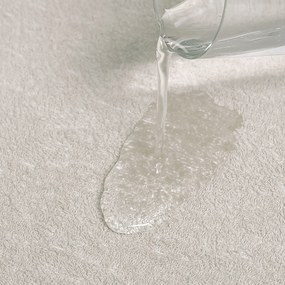 Goldea körgumis nem áteresztő frottír lepedő - szürkésbarna 90 x 200 cm
