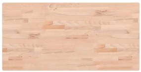 tömör bükkfa téglalap alakú asztallap 100x50x2,5 cm